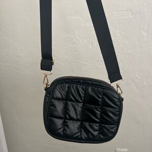 Crossbody black bag